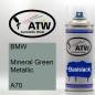 Preview: BMW, Mineral Green Metallic, A70: 400ml Sprühdose, von ATW Autoteile West.